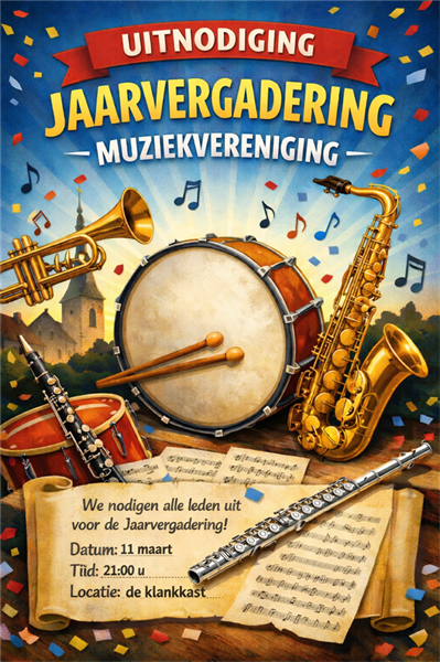 Algemene ledenvergadering 2026