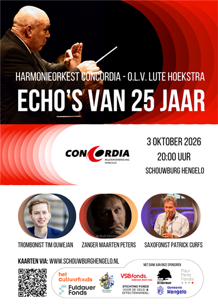 Echo's van 25 jaar Harmonieorkest Concordia